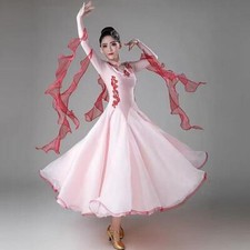 Waltz Modern Dance Dress Ballroom Performance Competition Standard Maxi Dress