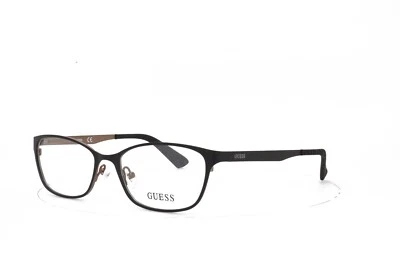 GUESS EYEGLASSES Black Frame 52-16-135 2563 002 New Authentic
