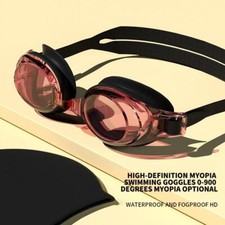 Adult High Definition Swimming Goggles Waterproof and Anti-fog Flat Light Myopia