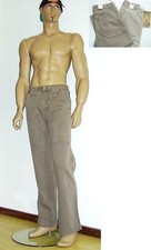 Pantalone chino uomo tempo libero outdoor leggerissimo e comodo 100% cotone L34 NUOVO