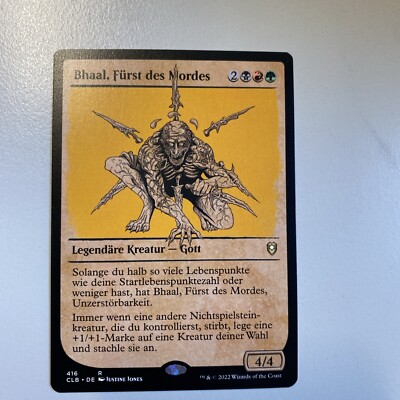 Bhaal, Fürst Des Mordes, Magic The Gathering CLB