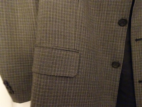 MENS SMART JACKET 40ins CHEST BURTONS BLACK /GREY DESIGN REGULAR FIT - Picture 3 of 10