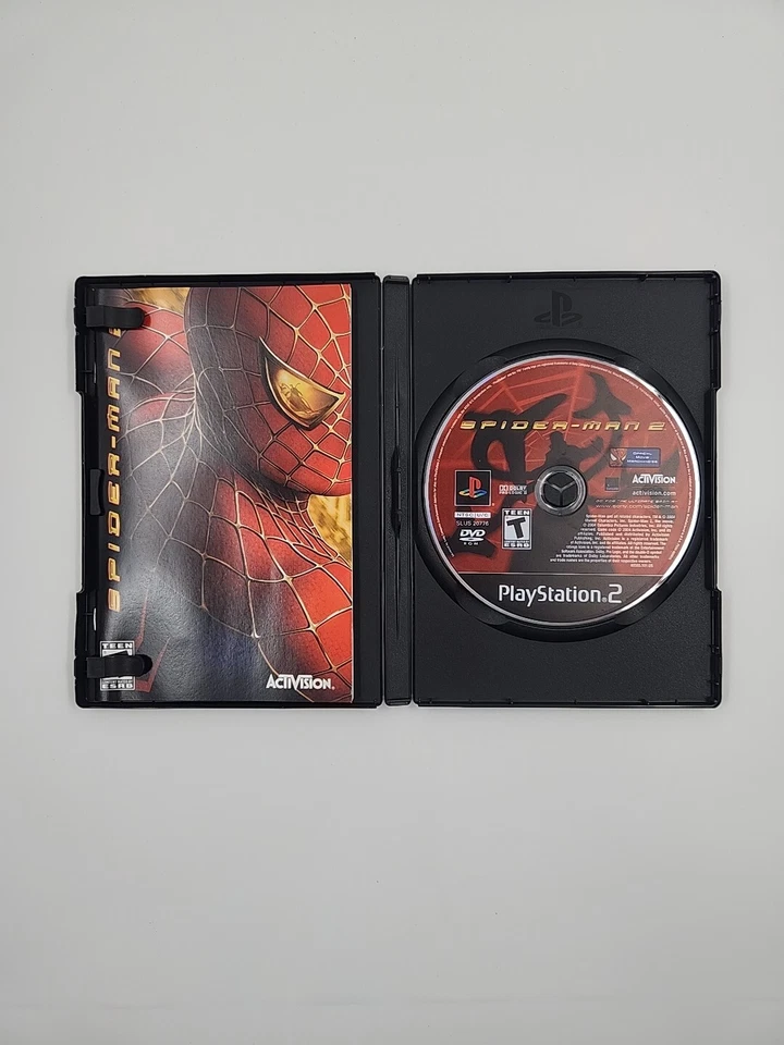Spider-Man 2 PS2 PlayStation 2 Complete CIB - Image 3 of 4