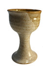 Handmade Ceramic Wine Goblet Set In Classic Style. Unique Pottery Chalices. — photo 3