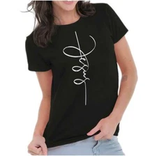 Jesus Christ Stylish Fashion Religious Gift Womens Top Junior Graphic Tee