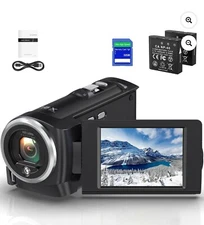 MARVUE Video Camera Camcorder 2.7K 50MP 16X Zoom VloggingCamera for YouTube