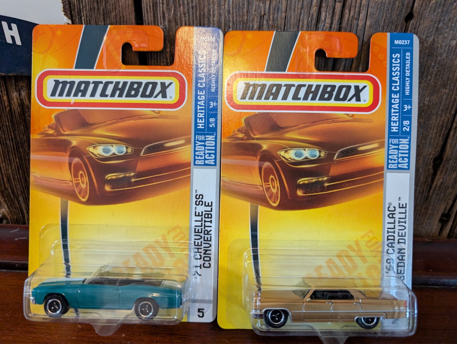 NIP Matchbox Heritage Classics Diecast Lot of 2 #2&5 NIP