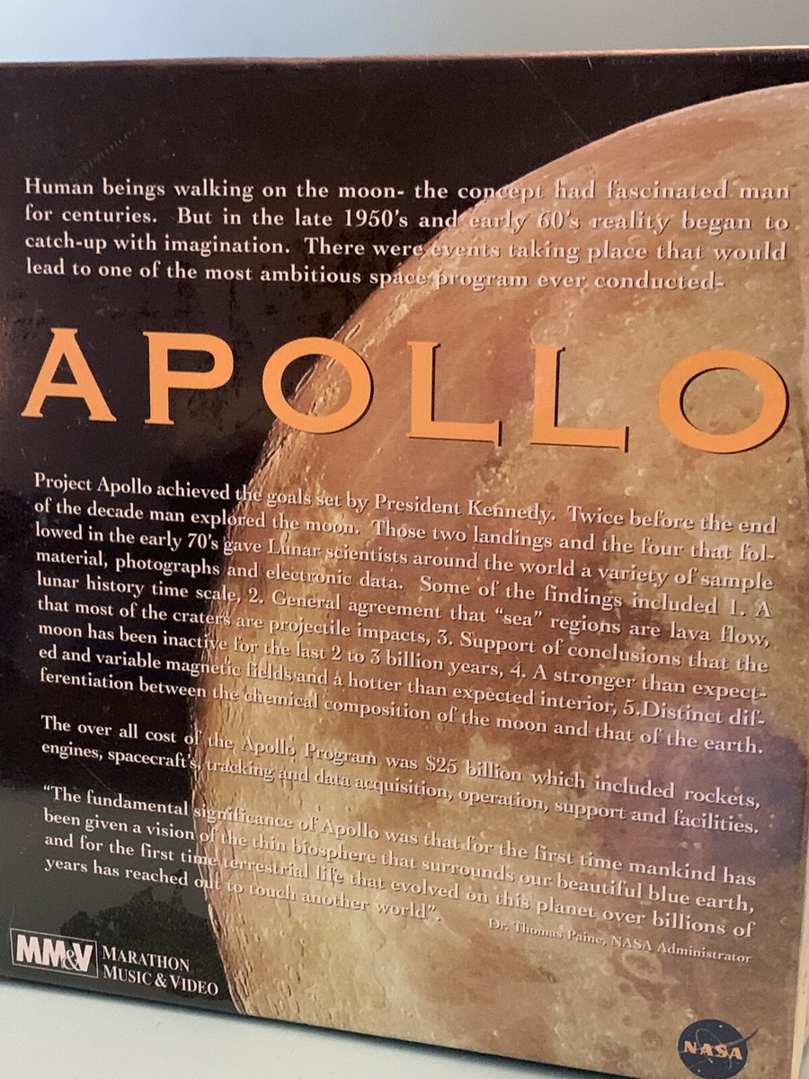SEALED] Nasa Apollo VHS Missions To The Moon - 7 Part Collection