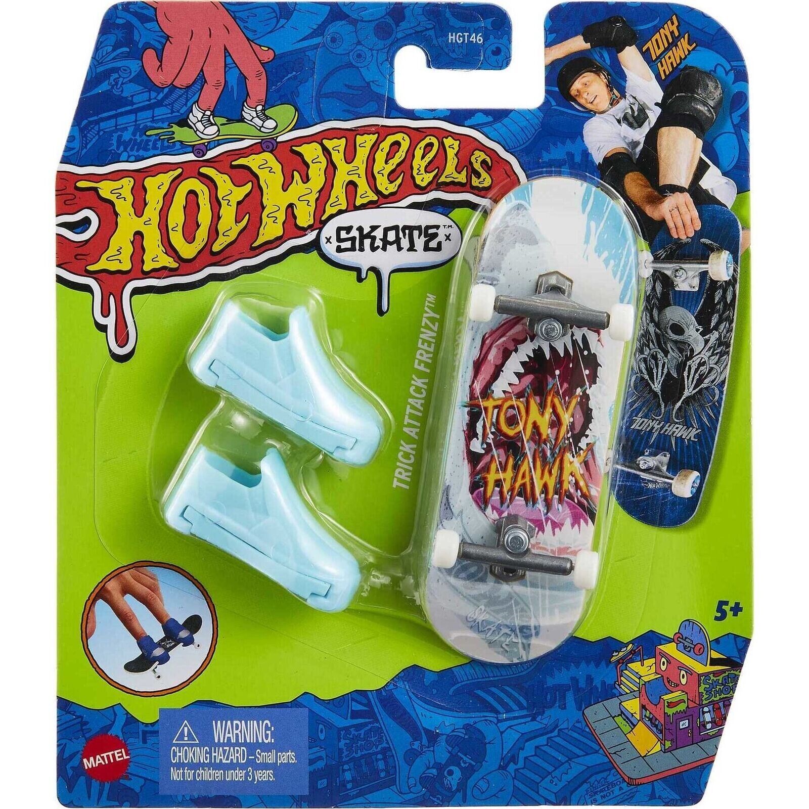 New RARE Hot Wheels Skate Tony Hawk Fingerboards SK8 Series Trick Attack Frenzy