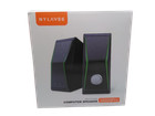 Computer Speakers Bluetooth 5.0 Hi-Fi 4 Dynamic Lighting Modes OPEN BOX