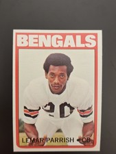 1972 Topps Football Lamar Parrish Cincinnati Bengals #307 High Number 