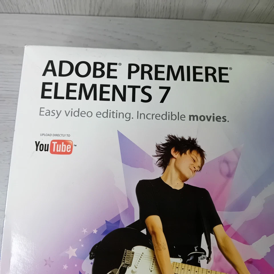 ADOBE PREMIERE ELEMENTS 7 SOFTWARE - NEW IN BOX RARE RETRO - Image 2 of 4