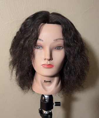 Burmax Naomi Manikin Head Beauty School Practice Mannequin Shoulder Length USA