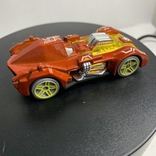 2018 Hot Wheels #255 HW Robots 2/5 TURBOT Orange w/Gray Wheels Yellow Pr5 Spokes