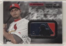 2015 Topps MLB Silhouetted Batter Logo Pin Manufactured Relic Yadier Molina 0d3m