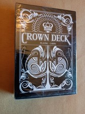 CROWN DECK - BLACK - Playing Cards - Sealed