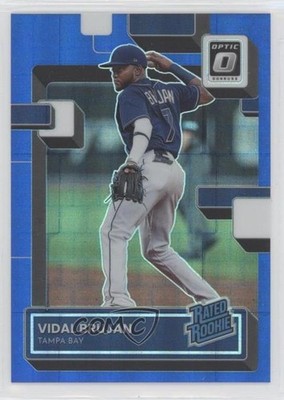 2022 Donruss Optic Rated Blue Pandora Prizm 73/99 Vidal Brujan Rookie RC 1d0h
