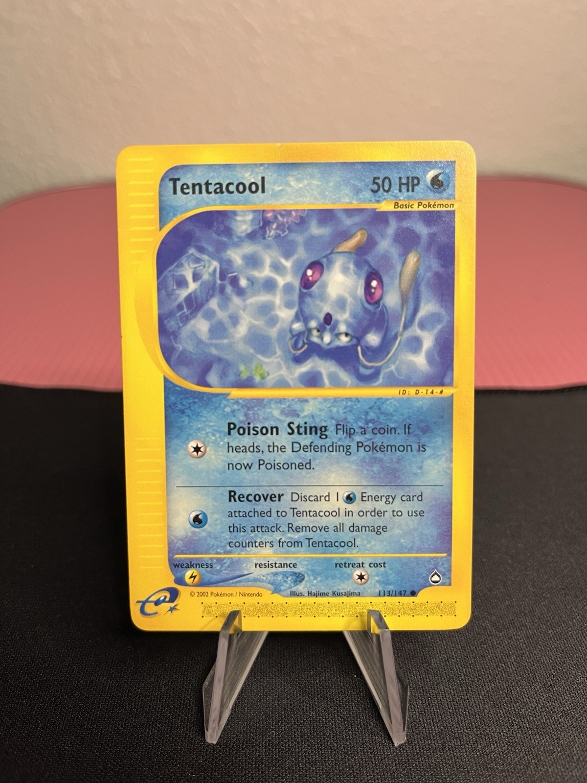 Tentacool 113/147 Pokemon Aquapolis - 2002 E-Reader E-Series Vintage - NM