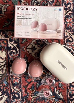 MOMCOZY M9 Mobile Double Milchpumpe Rosa
