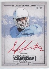 2013 Press Pass Gameday Gallery Gold Red Ink 18/25 Sylvester Williams Auto 0b2