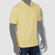  95 Club Room Men's Yellow Stretch Classic Fit Performance Polo Shirt Size XXL