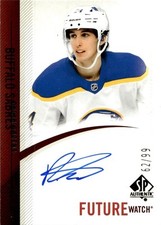 2020-21 SP AUTHENTIC FUTURE WATCH RETRO ROOKE DYLAN COZENS RC AUTO /99 OTTAWA