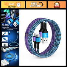2-Pack iPhone CarPlay Cable USB A to USB C Fast Charging Cord for 18 Pro 17