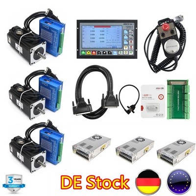 3 Axis Nema34 Closed Loop Servo Motor Driver 12N.m CNC Controller Kit DDCS V4.1