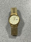 Vintage Seiko Quartz 5Y23-8039 Men's Gold Tone Watch Day/Date Champagne Dial — photo 2