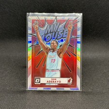 2020-21 Optic Bam Adebayo My House Silver Holo Prizm Refractor SP Insert 16 Heat