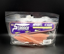 HIDEUP Stagger Wide Paddle Tail Swimbait / Creature Bait 4” Salmon- Rare -JDM