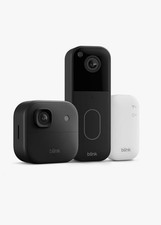 Blink Outdoor 2K Camera  Video Doorbell, Battery Powered, Sync Module, Black