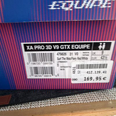 Salomon XA Pro 3D V9 GTX Herren Schuhe Weiß Größe 46 2/3 MPN 473920