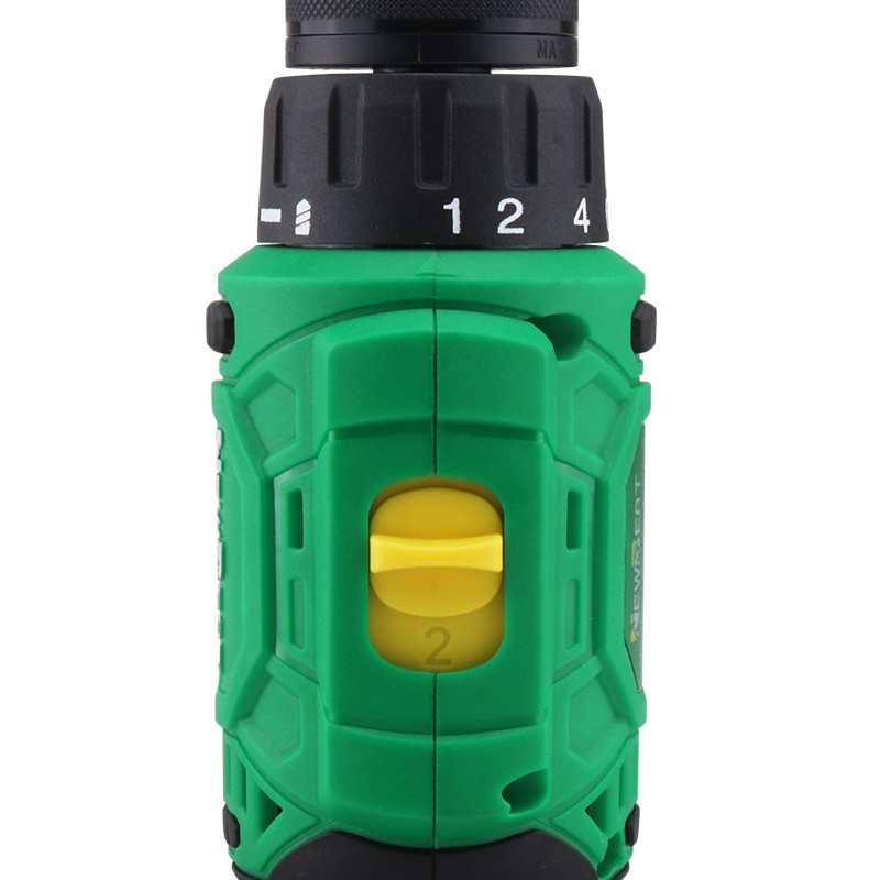 Rechargeable 12V Electric Drill Screwdriver Set Brushless Motor 2-Speed LED Ligh