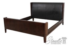 71755: BAKER Leather Mahogany Mid Century Mod...