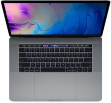 MacBook Pro 15 Touch Bar Space Gray 2018 2.6 GHz i7 16GB 512GB Good
