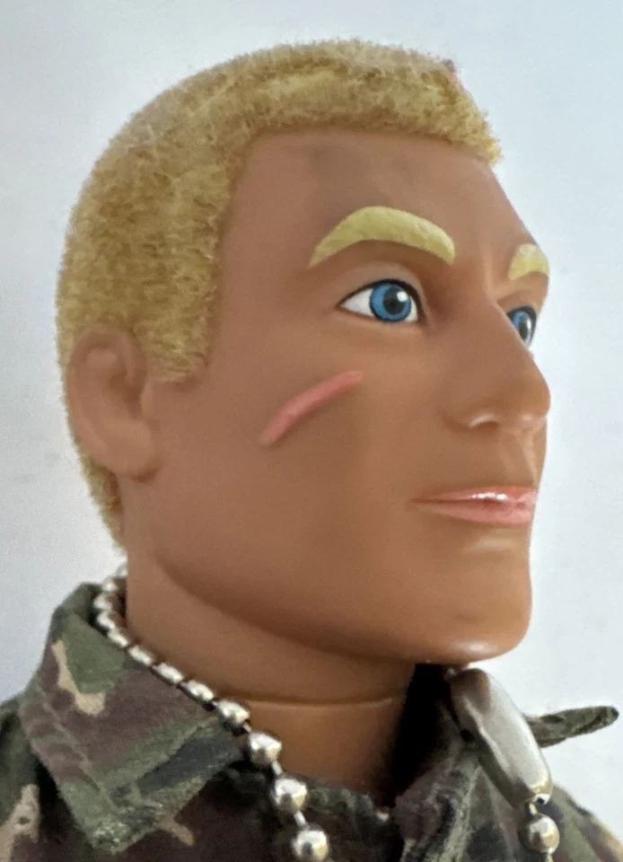 Figura de acción GI Joe Duke Talking 12” de alto 1993 casco etiquetas de perro armas sin probar Foto 4 de 4