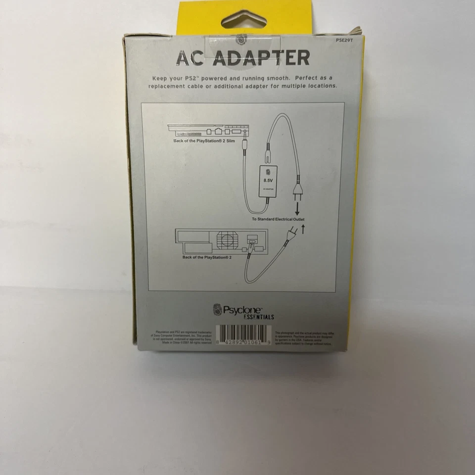 AC ADAPTER FOR PLAYSTATION 2 all models brand new factory sealed - Image 3 of 4