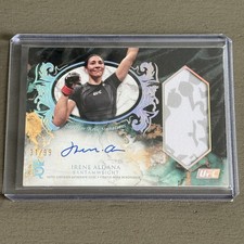 Irene Aldana SUPERIOR RELIC AUTO /99 2025 Topps Royalty UFC #SRS-IA
