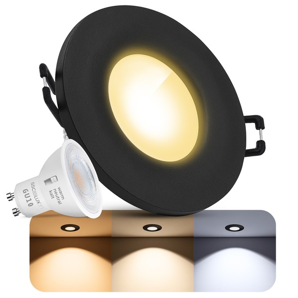 Einbauspot Beda IP65 Deckenlampe Lumiflex Led GU10 Dimmbar 6W Drei Lichtfarben-image