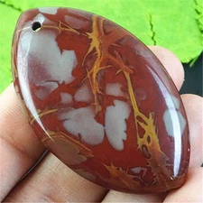 EX35891 48x30x7mm Natural Australian Noreena Jasper Marquise Pendant Bead