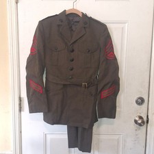 USMC Service Dress Uniform Alpha Set Coat blouse only alphas Staff Sergeant 36R