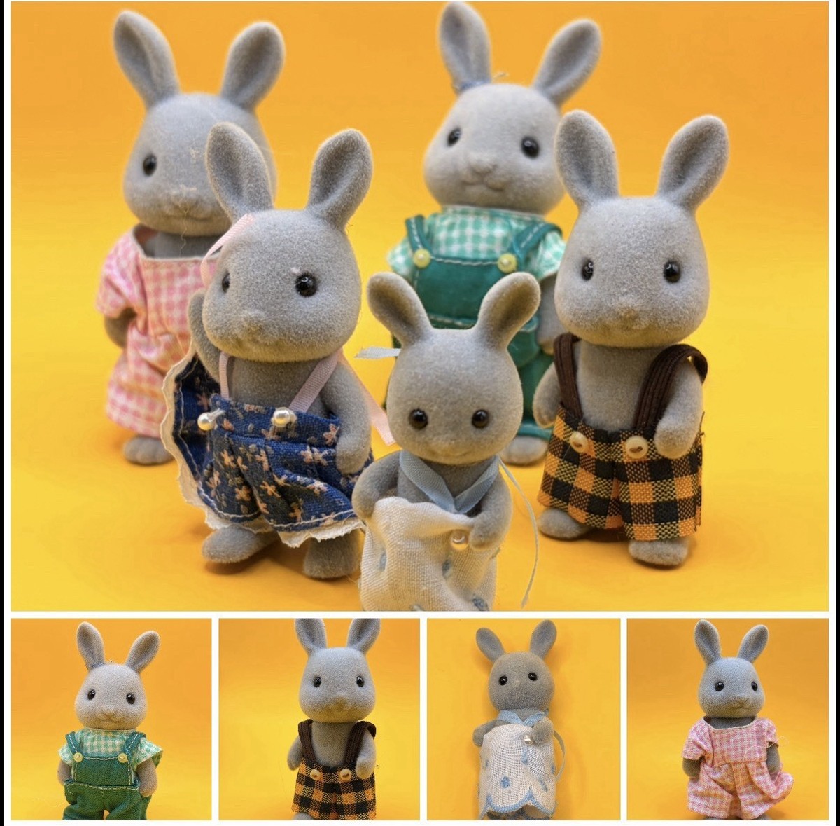 シルバニア⭐️The Babblebrooks' New Arrival⭐️ Calico critters/sylvanian families Vintage Babblebrook Bunny