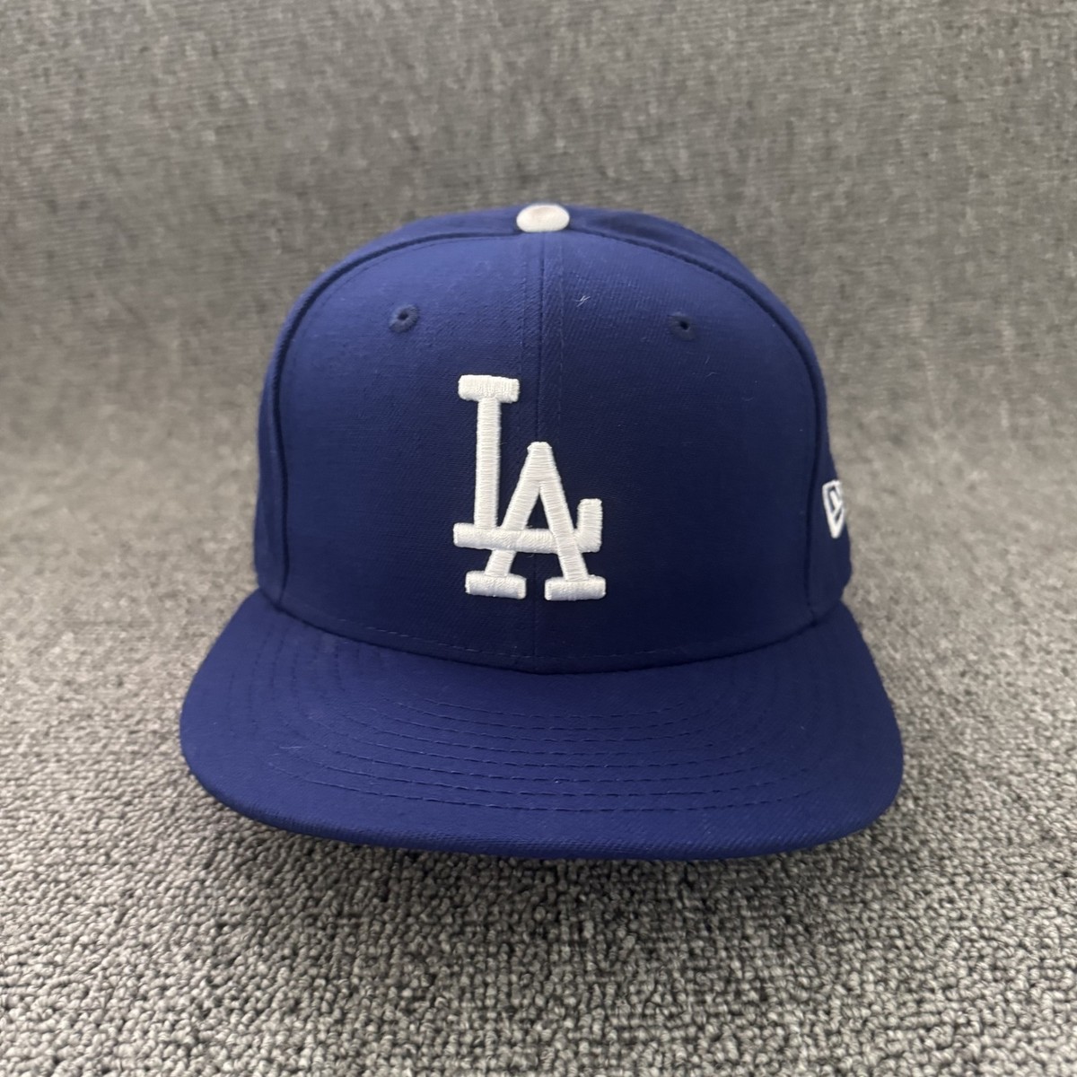 New Era Los Angeles Dodgers Fitted Royal Blue White Logo MLB Cap