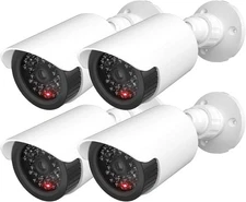 WALI Dummy Fake Simulated Surveillance Security CCTV Dome Camera Indoor Outdoor 