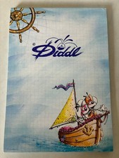 Blok do pisania Diddl A5 w kratkę jeszcze 41 arkuszy niebieski biały brązowy żółty różowy morski