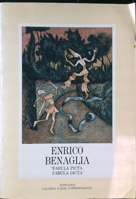 FABULA PICTA FABULA DICTA BENAGLIA ENRICO ROUNDANINI 1990 \ BROSCHÜRE MIT FLÜGELN