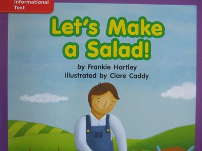 Reading Wonders Leveled Reader Let's Make a Salad!: ELL Unit 5 Week 3 Grade ...