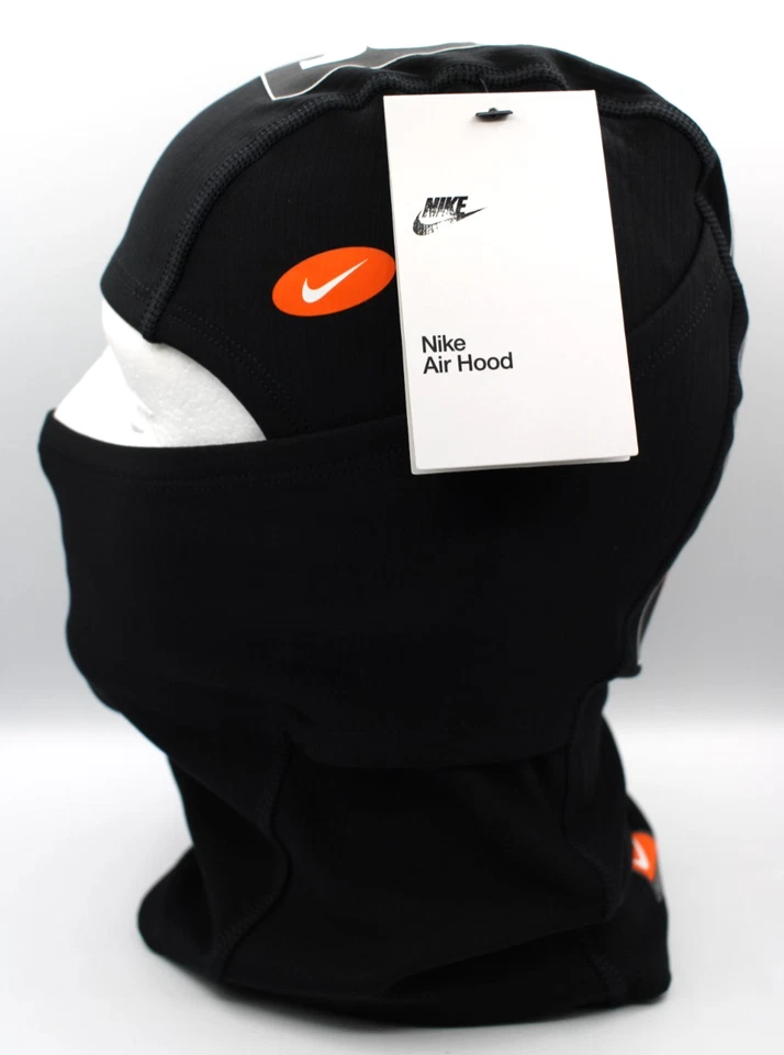 Nike Therma-Fit Capucha Adulto Pasamontañas Negro/Naranja Seguridad/Blanco Foto 2 de 4