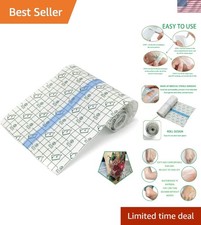 6" x 72" Tattoo Aftercare Film - Transparent Waterproof Wound Dressing Wrap